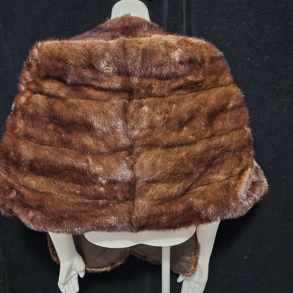 Vintage Daseler Furs Brown Mink Stole - Picture 3 of 4